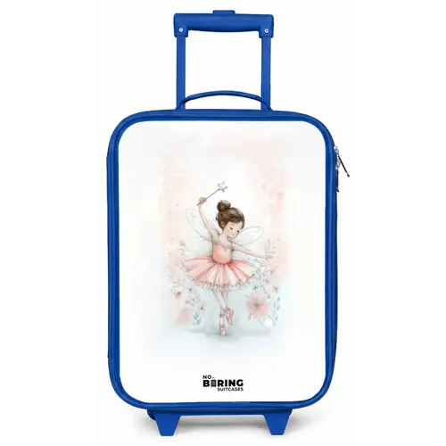 Ballerina - Elf - Fee Kinderkoffer - Blauw klein -zz3dotto