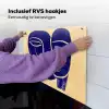 Okergeel - Blauw - Eenvoudige lijnen Inductie beschemer met haakjes middel -ky-ophangen-nl