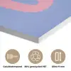 Ciao - Roze - Blauw - Golvend PET vilt klein -closeup_NL