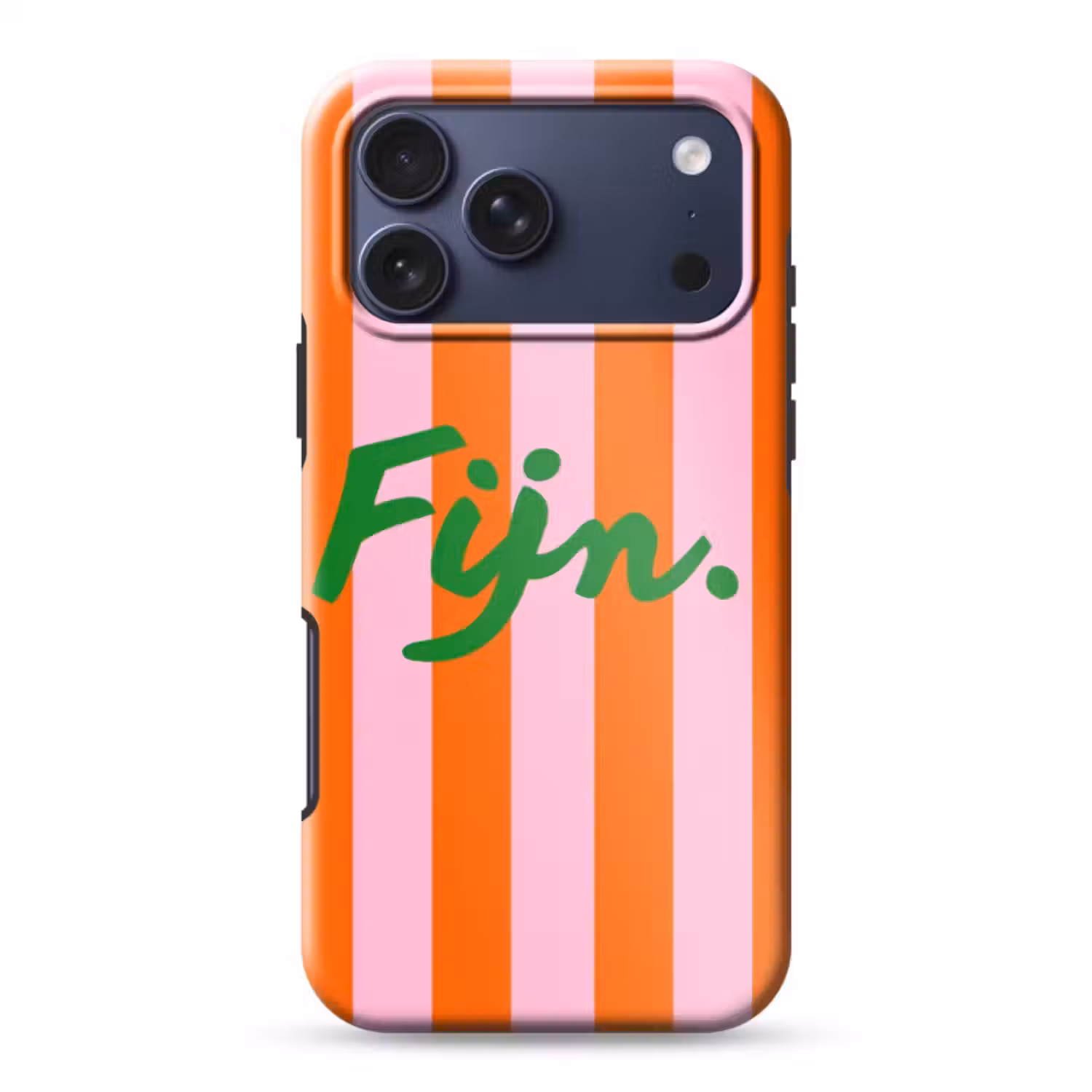 Telefoonhoesje Toughcase - Patroon - Oranje - Fijn - Strepen
