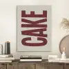 Red - Cake - Decoratie - Eten PET vilt klein -sfeer1