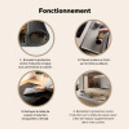 Kerstsfeer - Stadsplein - Kleurrijk Inductie beschermer vinyl 3mm middel -usfeer9_FR