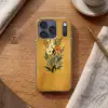 Bladeren - Boeket - Bloemen - Geel Telefoonhoesje iPhone 17 Pro klein -sfeer1