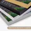 Landschap - Hek - Pad - Zonsondergang - Natuur Textielframe zwart klein -USP_kleurenNL
