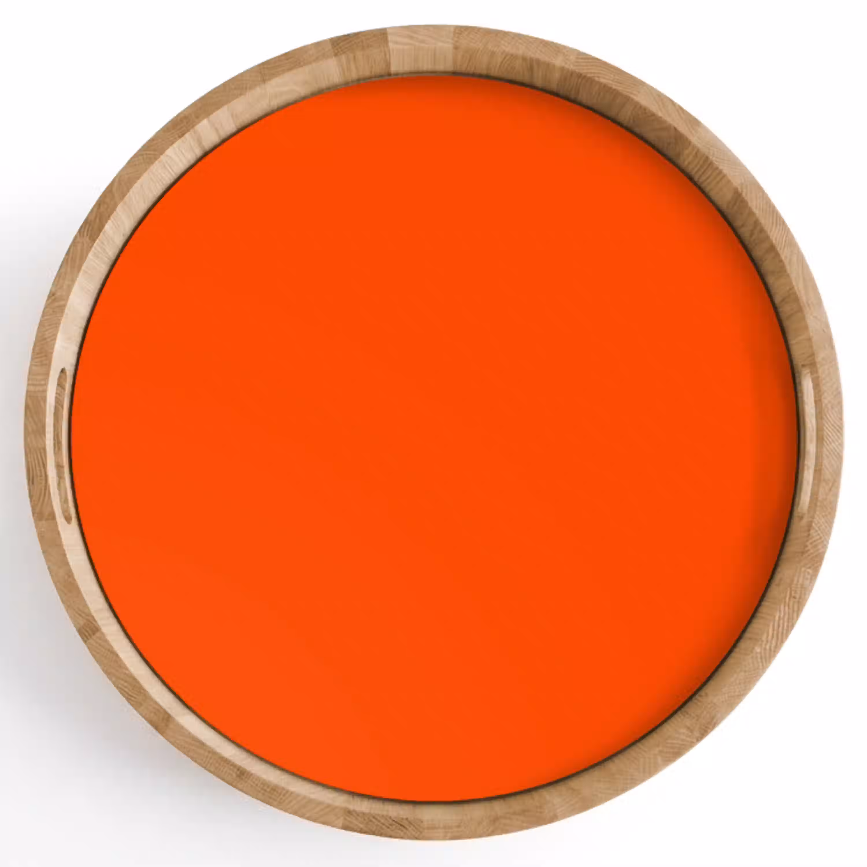 Fiery  - Tangerine - Oranje Dienblad Rond middel 914 -z3d_shopping