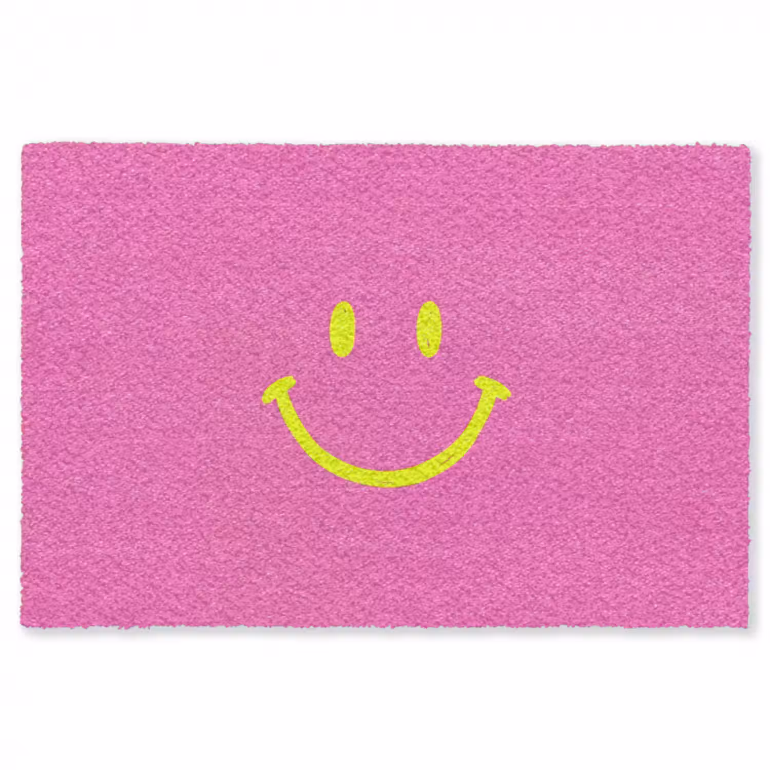 Teppich - Smiley - Fröhlich - Rosa