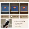 Bloem - Oranje - Bladeren Light Box met batterij (Wandlamp) middel -USP_lichtkleurNL