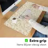 Abstract - Lijnen - Beige Muismat XXL klein 681 -sfeer3