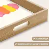Schepijs - Hoorntje - Illustratie - Minimalistisch Dienblad Rechthoek middel -USP_HandgreepNL