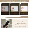 You are art - Kleurrijk - Grafisch Light Box met batterij (Wandlamp) middel -USP_dimbaarDE