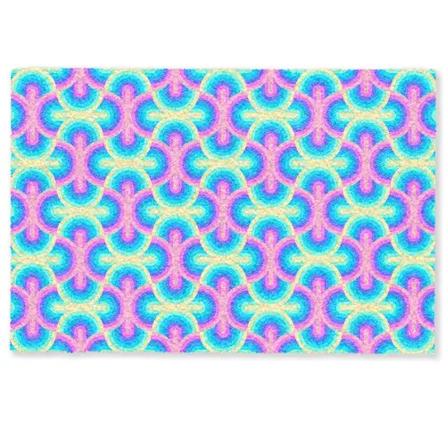 Regenboog - Neon - Kleuren Deurmat klein 898 -zkaufland3d