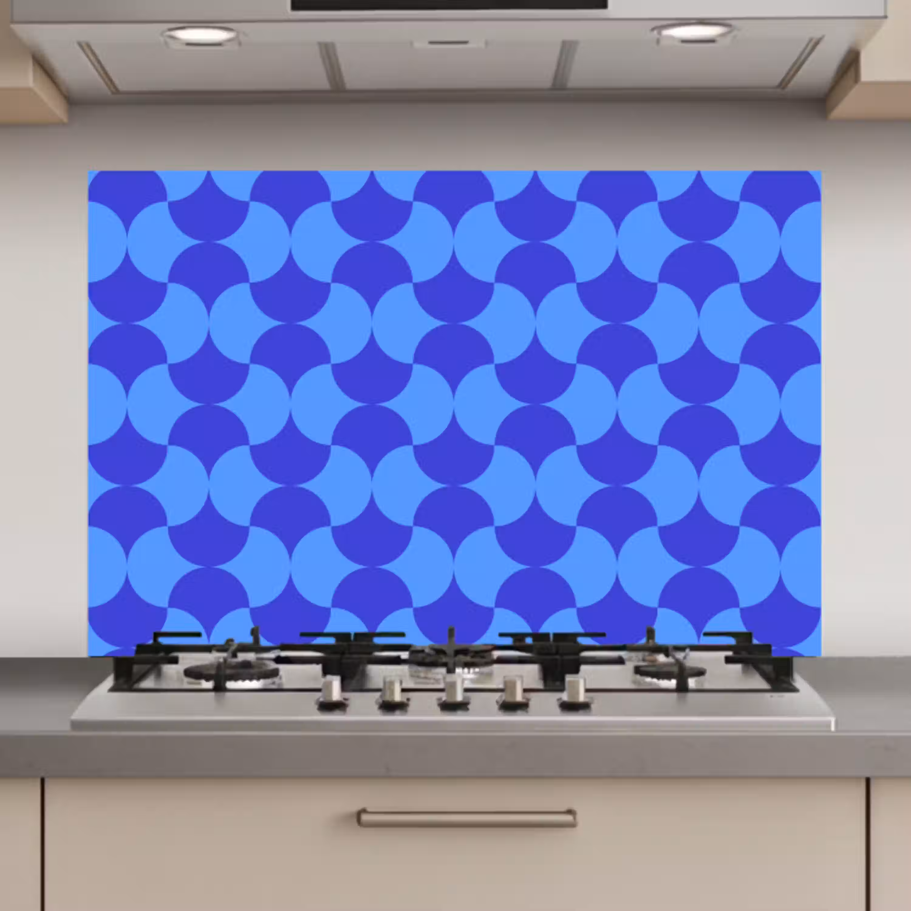 Blauw - Maanvlakken - Patroon keuken achterwand spatscherm klein 900 -3d_website