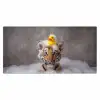 Welpje - Bad - Geel Muismat XXL klein -3d_leeg