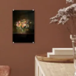 Glazen - Bloemen - Boeket - Kleuren plexiglas 5mm klein -sfeer5