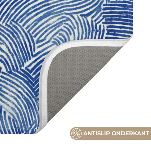 Modern - Abstract - Blauw WCmat klein 1009 -USP_AntislipNL