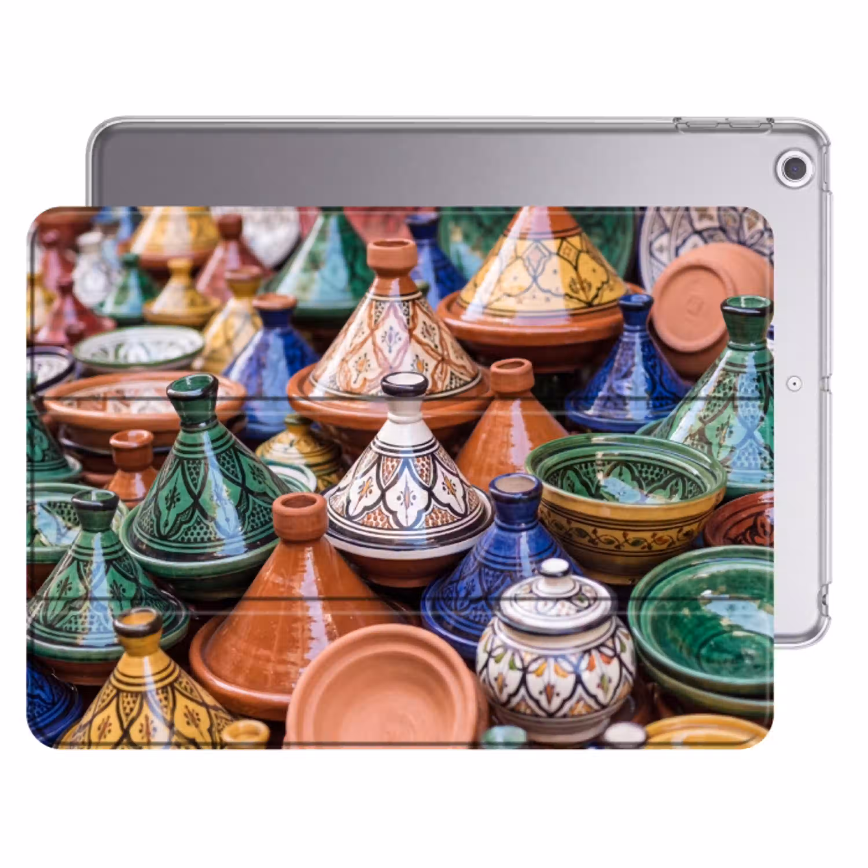 Aardewerk - Kleurrijk - Patroon Apple iPad 2017 middel -threedimensional_3d_global