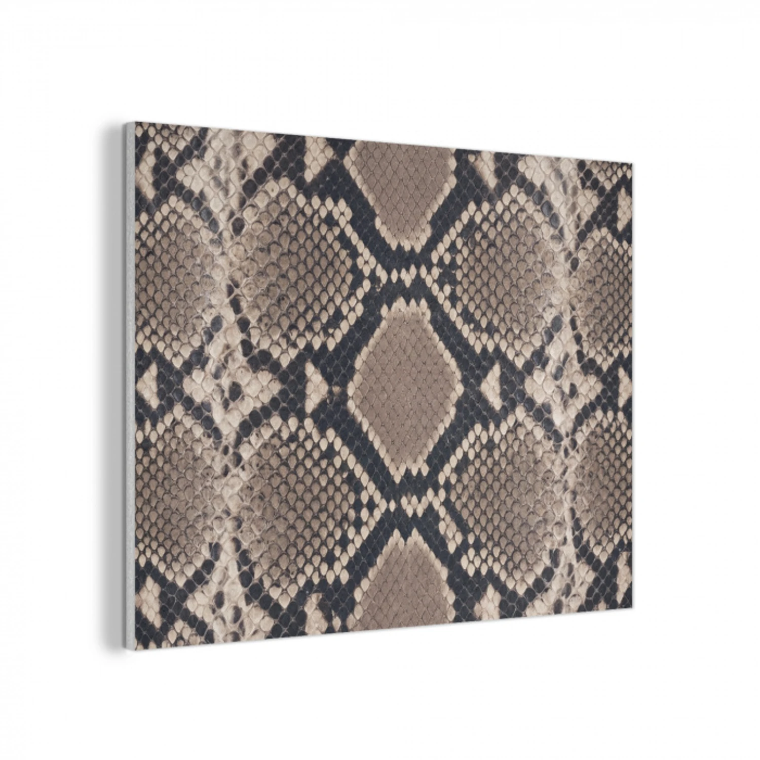 Slangenprint - Python - Bruin PET vilt klein -3d