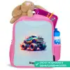 Fierce Wheels Kinderrugzak - Roze middel -inhoud_NL