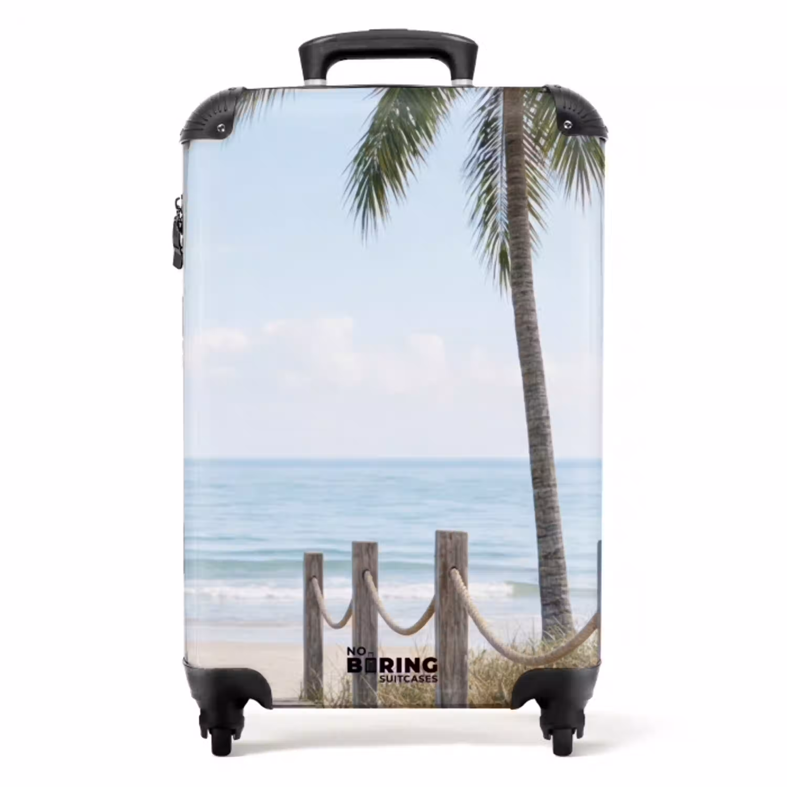 Palmbomen - Pad - Horizon NBS - Handbagage koffer - Volwassenen Unisex middel -productfoto_recht
