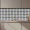 Design - Lijn - Patroon - Zwart - Wit keuken achterwand 2 middel 871 zz_3dshopping