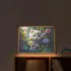 Kitten - Bloemen - Bos - Illustratie - Poes Light Box met batterij (Wandlamp kind) middel -sfeer1_kind