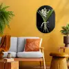 Lelietjes van dalen - Bloemen - Stilleven - Flora Wandcirkel Ovaal Forex klein -sfeer4