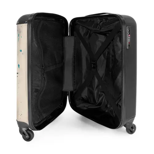 10 NBS - Handbagage koffer - Unisex middel -binnenkant