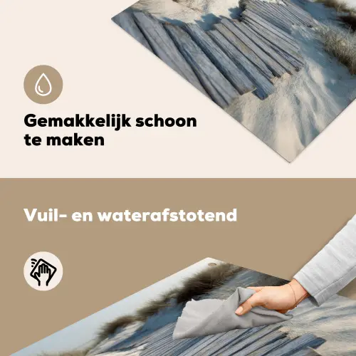Pad - Planken - Duinen - Gras Inductie beschemer met haakjes middel -ky-schoon-nl