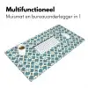 Patroon - Symmetrisch - Blauw Muismat XXL klein 681 -sfeer4