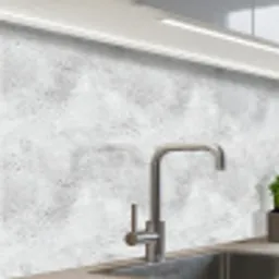 Lichtgrijs - Ruw - Subtiel keuken achterwand 2 middel 865 -zzzz3d_schuin
