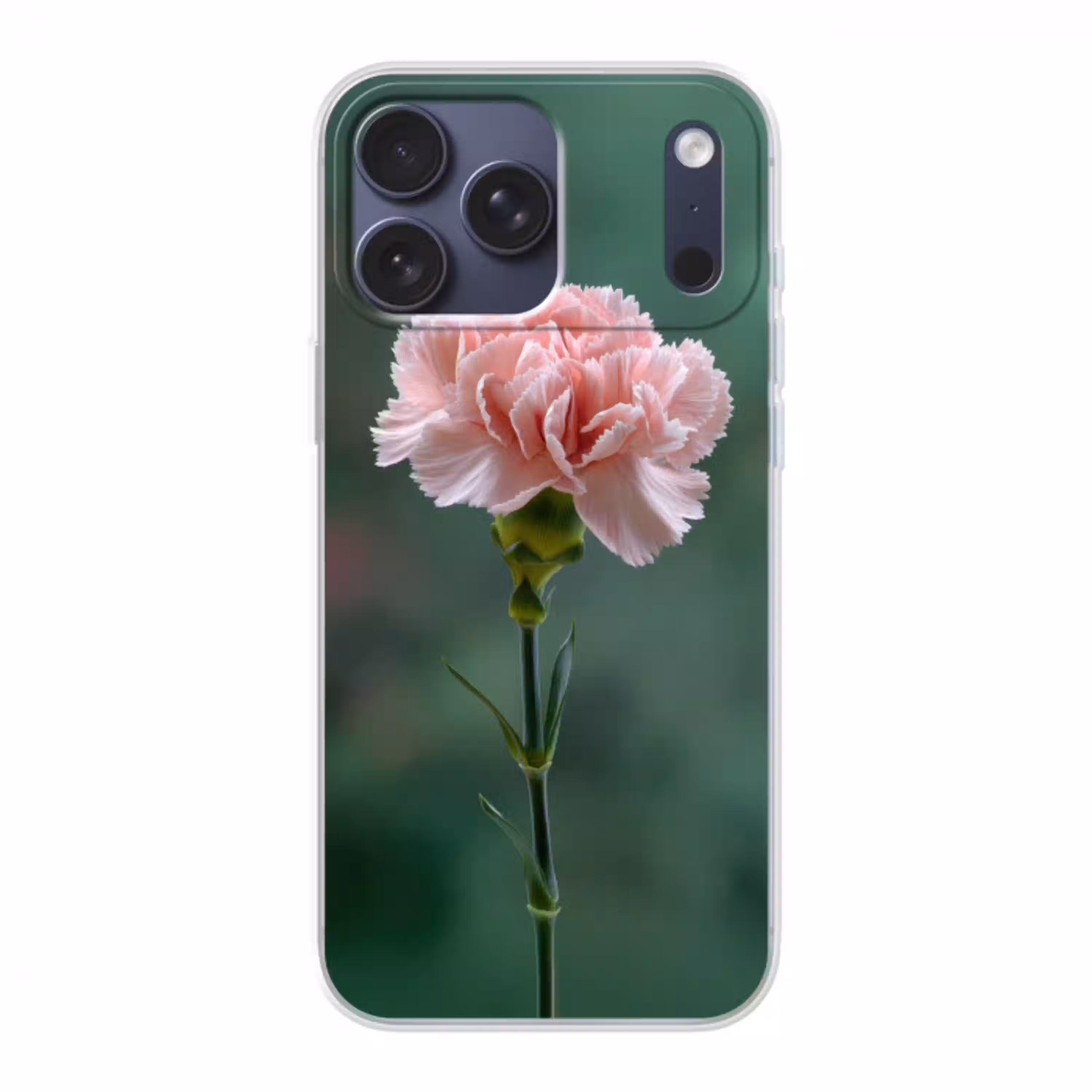 Anjer - Roze - Bloemblaadjes Telefoonhoesje iPhone 17 Pro Max klein -3d