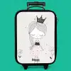 Prinses met zwart jurkje Kinderkoffer - Zwart klein -zzz_website3d_nbs
