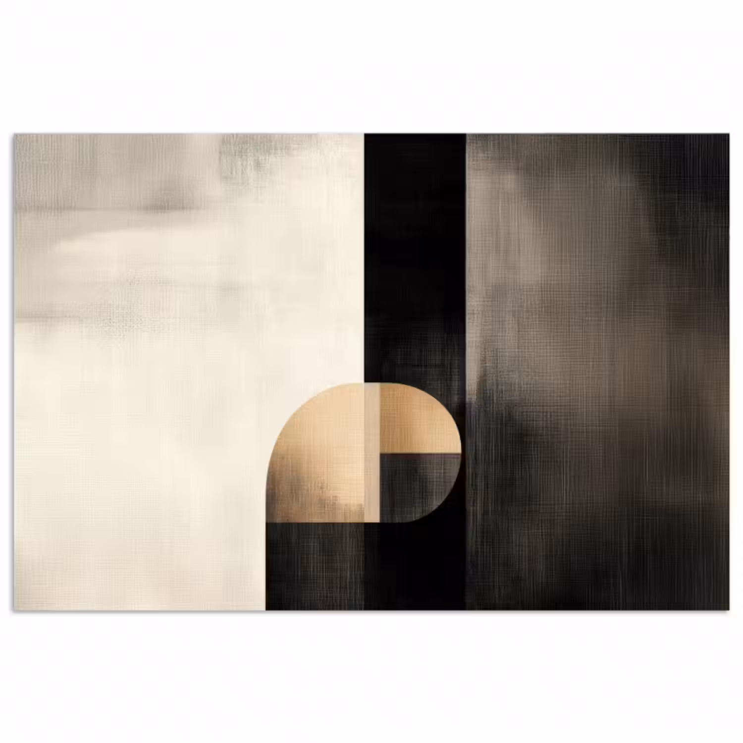 Poster - Formen - Modern - Schwarz
