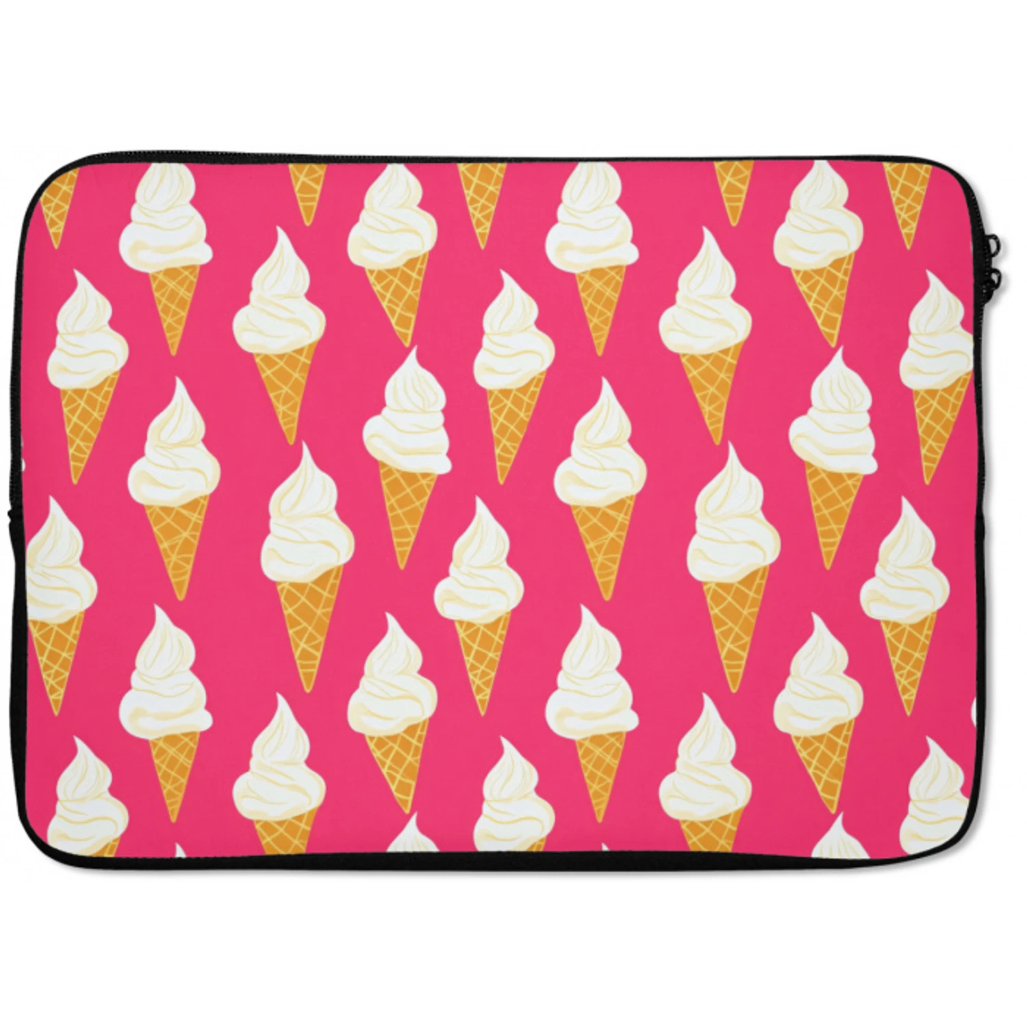 Softijs - Horentje - Roze laptophoes neopreen klein 279 -zkaufland3dotto