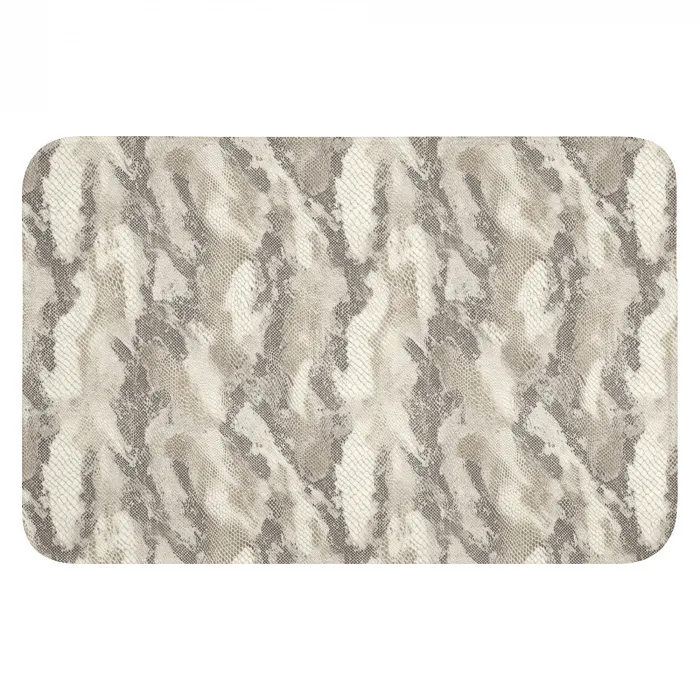Slang - Patroon - Taupe Badmat klein 997 -3d