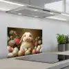 Konijn - Paaseieren - Stilleven keuken achterwand spatscherm klein -3d_schuin