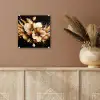Bloemen - Goud - Graffiti - Zwart - Abstract plexiglas 5mm klein -sfeer5