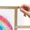 Regenboog - Kinderen - Meisje Light Box met batterij (Wandlamp kind) middel -USP_websiteprintNL