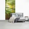 Zon - Bos - boom - Natuur - Herfst fotobehang vinyl groot -slaapkamer
