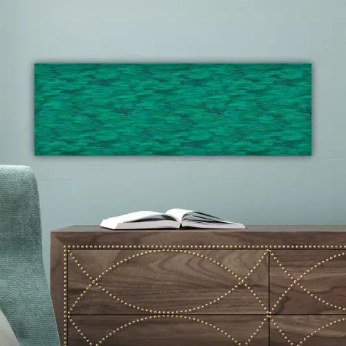 Vloeiend - Olie - Texturen - Groen canvas 2cm klein 828 -sfeer4