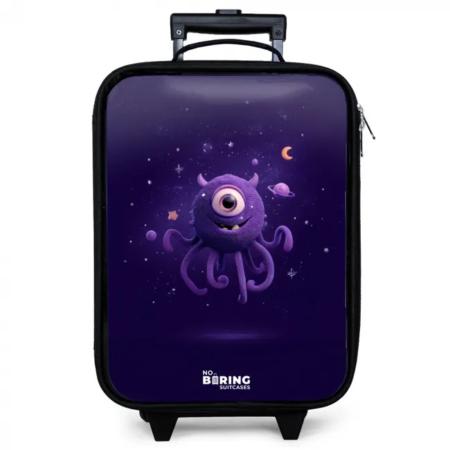Kosmisch tentakelmonster Kinderkoffer - Zwart klein -zzz_website3d