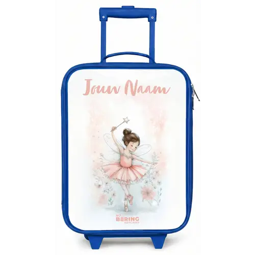 Ballerina - Elf - Fee Kinderkoffer - Blauw klein -zz3dotto