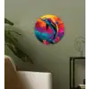 Dolfijn - Kleurrijk - Oceaan - Koraal Wandcirkel plexiglas klein -sfeer3