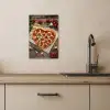 Pizza - Hart - Pepperoni - Tomaat KitchenYeah - Keuken - Canvas klein -sfeer2