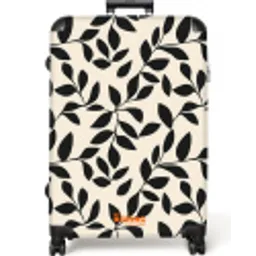 Elegant - Patroon - Zwart - Beige NBS - Large koffer - Volwassenen Unisex groot -zzzzzzzzkaufland2