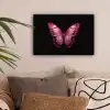 Vlinder - Fuchsia - Grafisch canvas 2cm klein -sfeer1