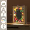 Groente - Graffiti - Kleurrijk - Koken - Abstract Light Box met kabel (Tafellamp) klein -USP_NL