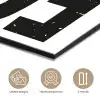 Food - Zwart - Wit - Decoratie aluminium wit klein -closeup_NL