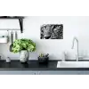 Luipaard - Zwart - Wit - Oog Muursticker klein -keuken