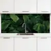 Natuur - Tropisch - Bladeren - Groen keuken achterwand 2 middel -3d